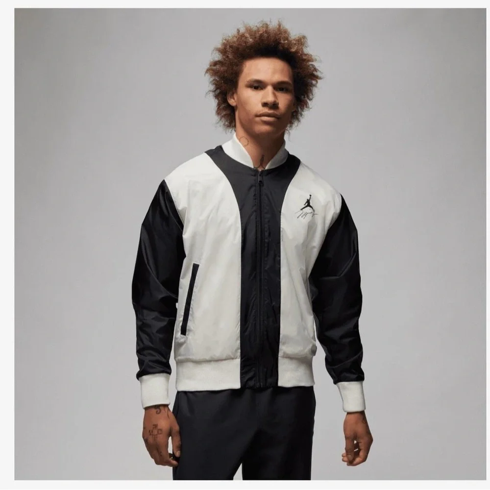 Vintage retro Jordan waterproof bomber varsity jacket